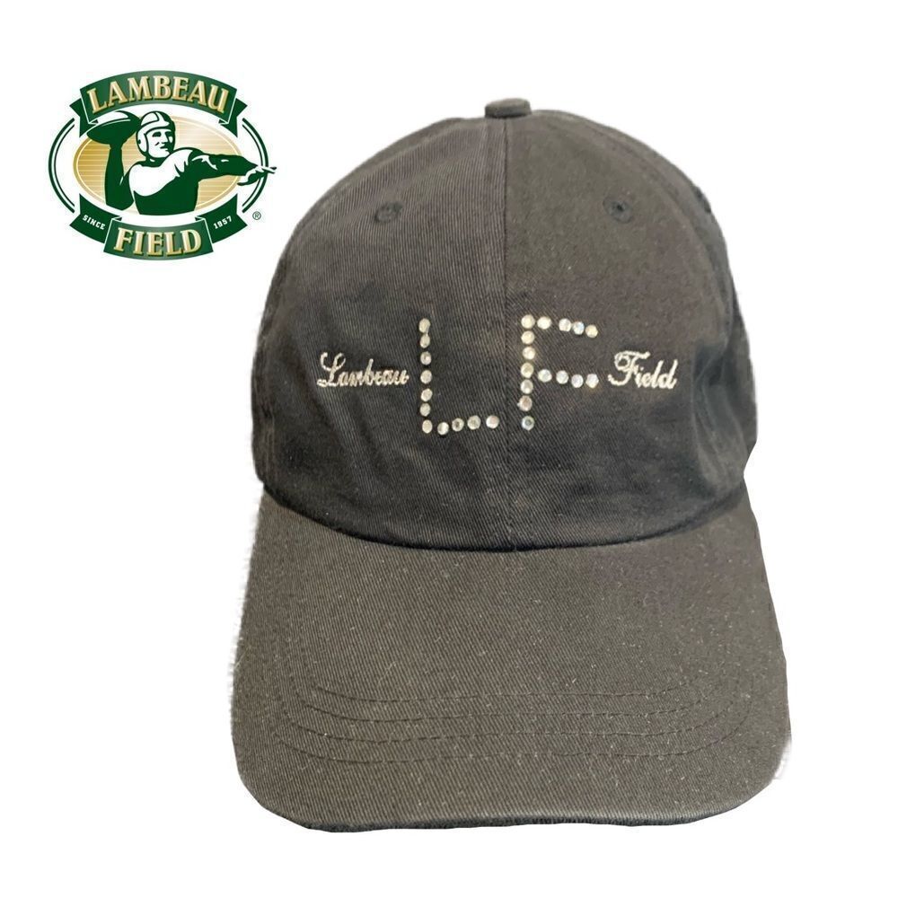 Gear for sports Lambeau field womans bedazzle Black baseball hat